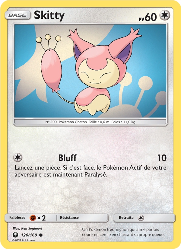 Skitty 120 — Tempête Céleste (French Pokémon TCG card)