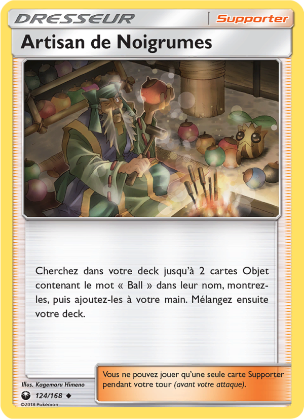 Artisan de Noigrumes 124 — Tempête Céleste (French Pokémon TCG card)