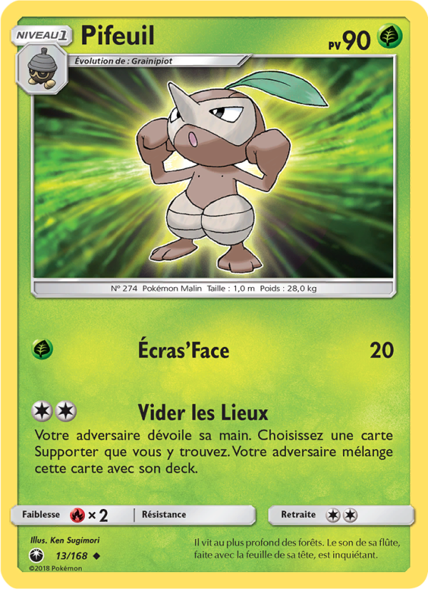 Pifeuil 13 — Tempête Céleste (French Pokémon TCG card)
