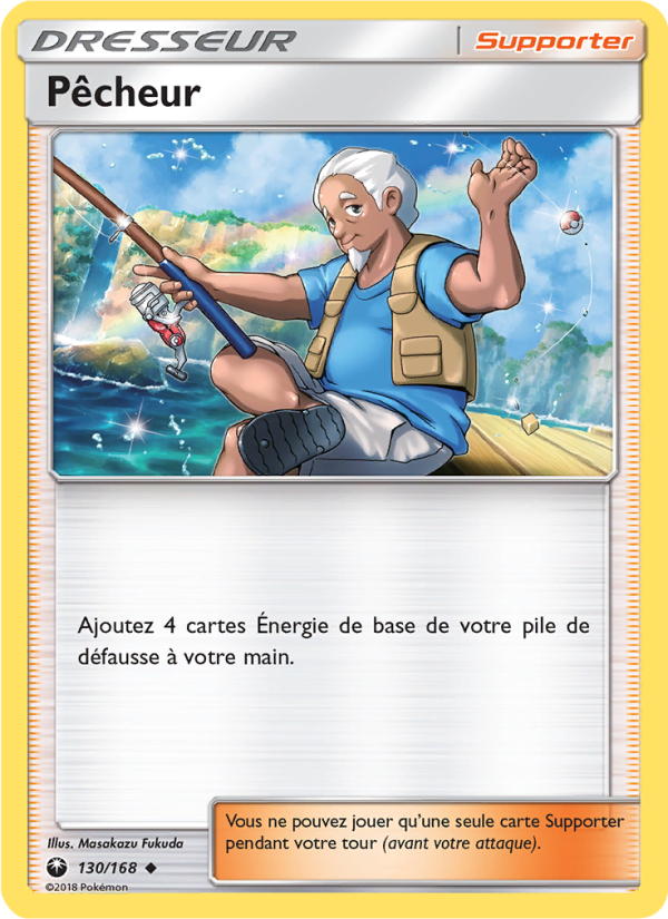 Pêcheur 130 — Tempête Céleste (French Pokémon TCG card)