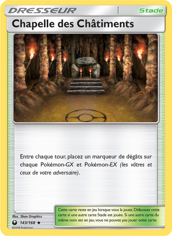Chapelle des Châtiments 143 — Tempête Céleste (French Pokémon TCG card)