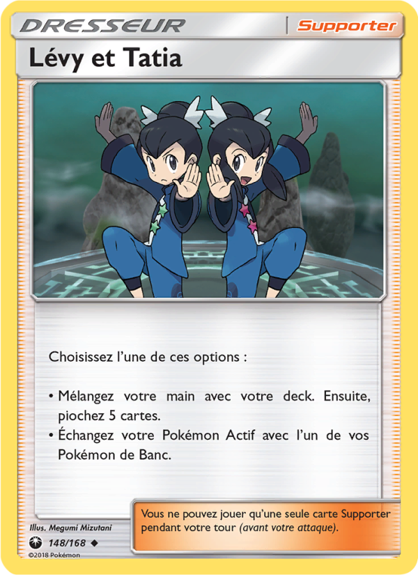 Lévy et Tatia 148 — Tempête Céleste (French Pokémon TCG card)