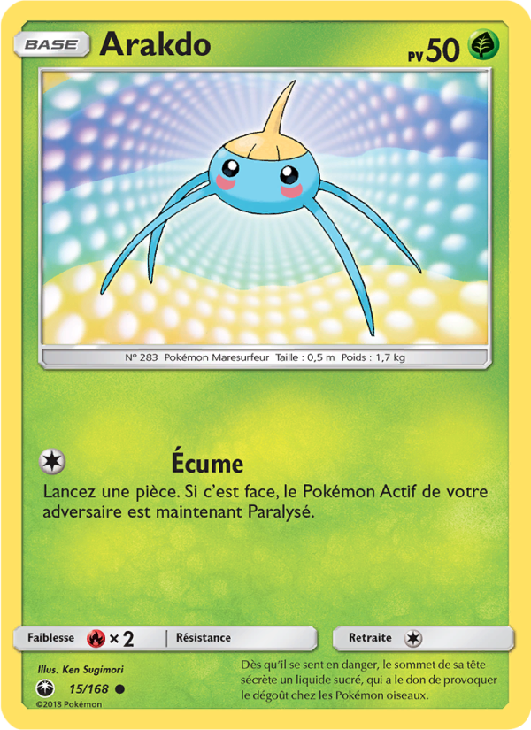 Arakdo 15 — Tempête Céleste (French Pokémon TCG card)