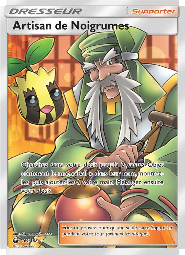 Artisan de Noigrumes 161 — Tempête Céleste (French Pokémon TCG card)