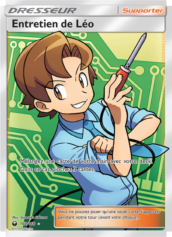 Entretien de Léo 162 — Tempête Céleste (French Pokémon TCG card)