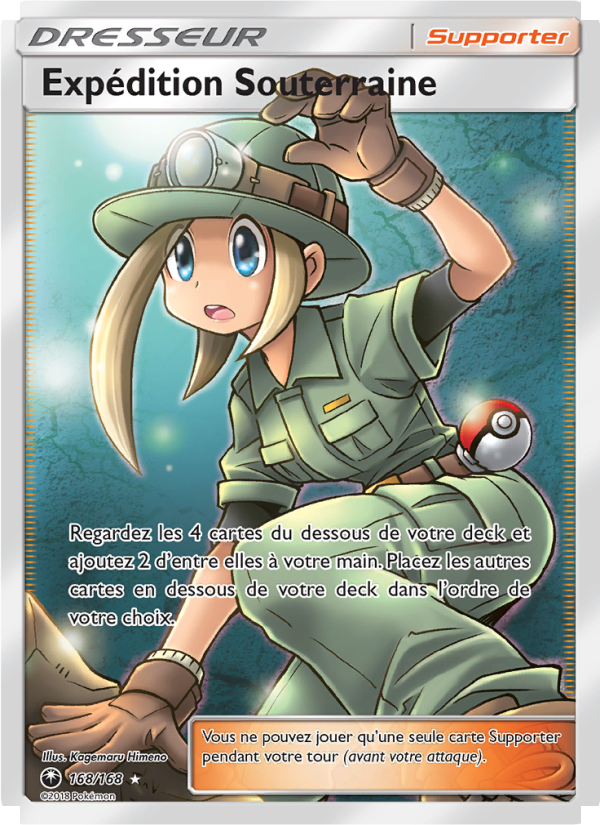 Expédition Souterraine 168 — Tempête Céleste (French Pokémon TCG card)