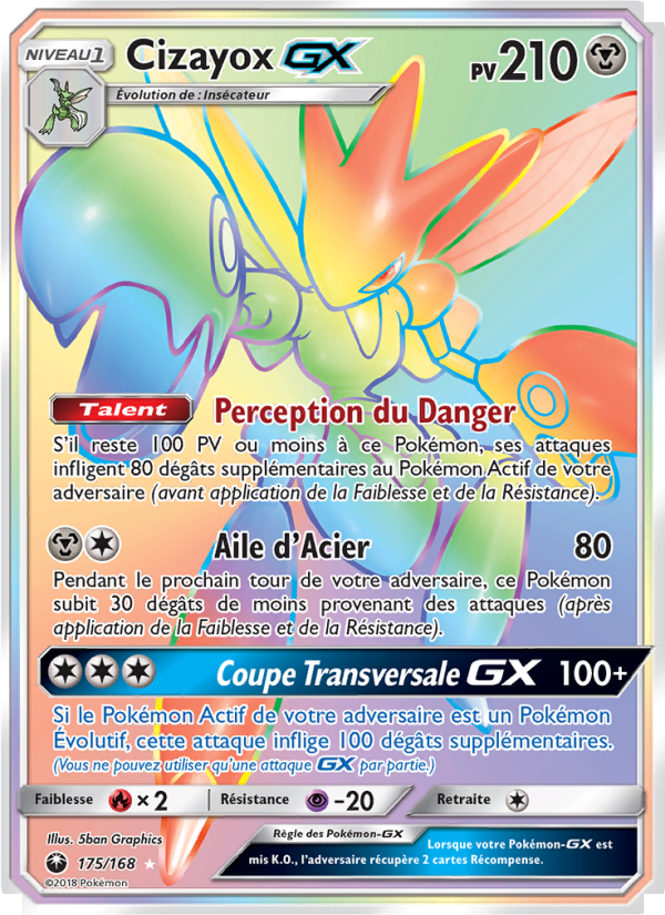 Cizayox GX 175 — Tempête Céleste (French Pokémon TCG card)