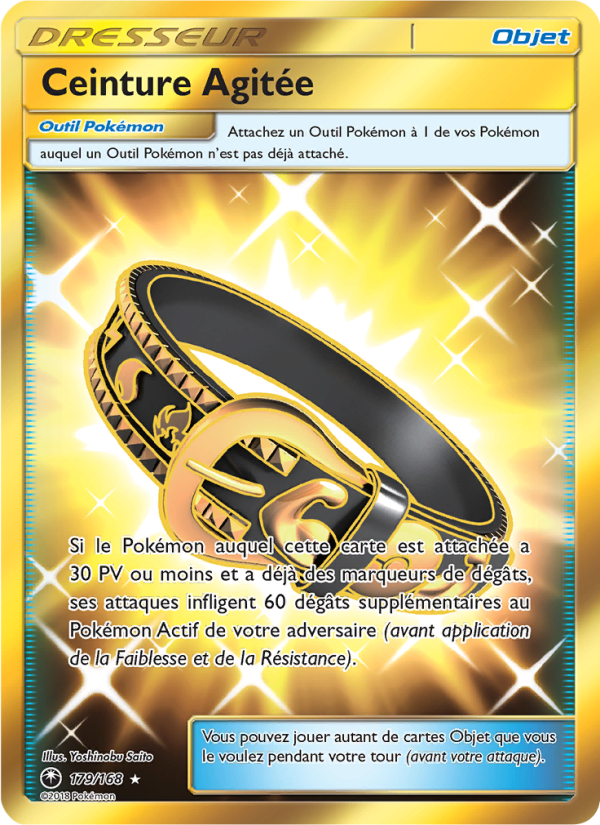Ceinture Agitée 179 — Tempête Céleste (French Pokémon TCG card)