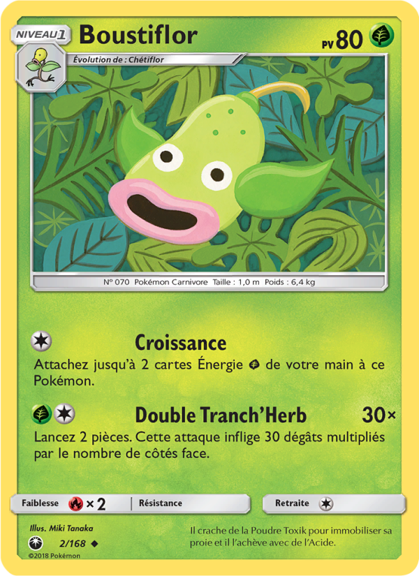 Boustiflor 2 — Tempête Céleste (French Pokémon TCG card)