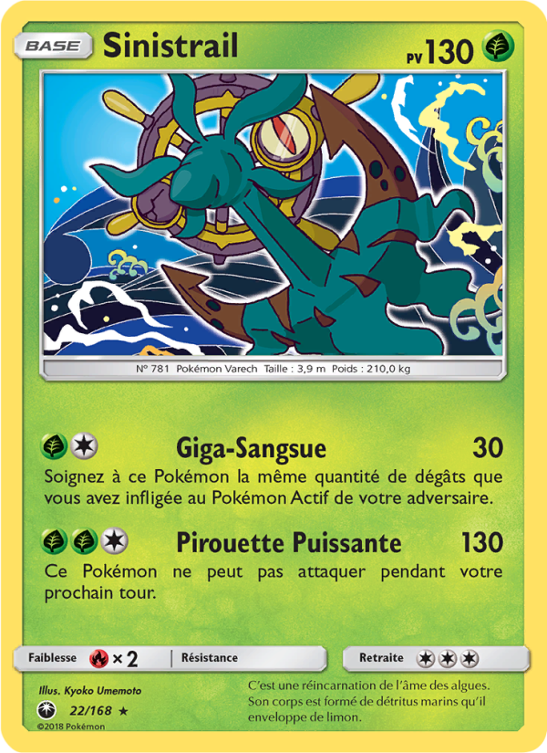 Sinistrail 22 — Tempête Céleste (French Pokémon TCG card)