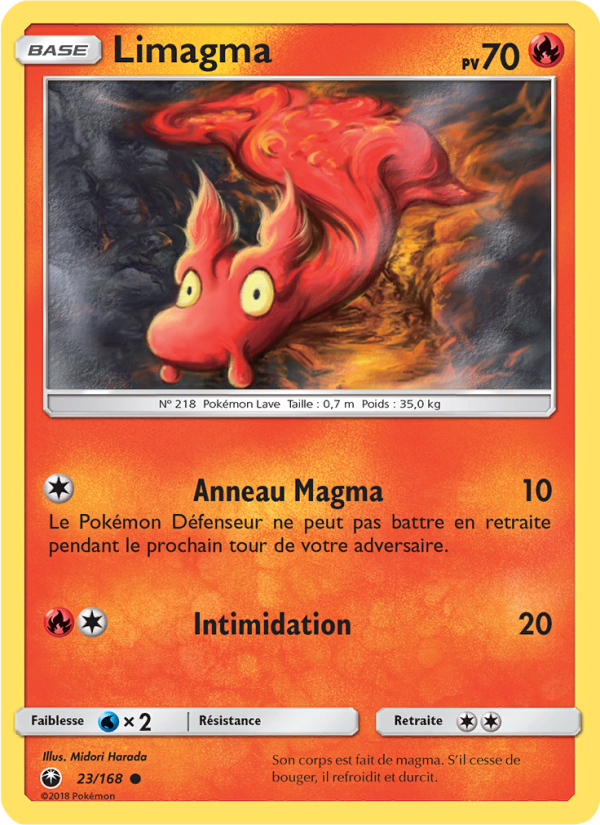 Limagma 23 — Tempête Céleste (French Pokémon TCG card)