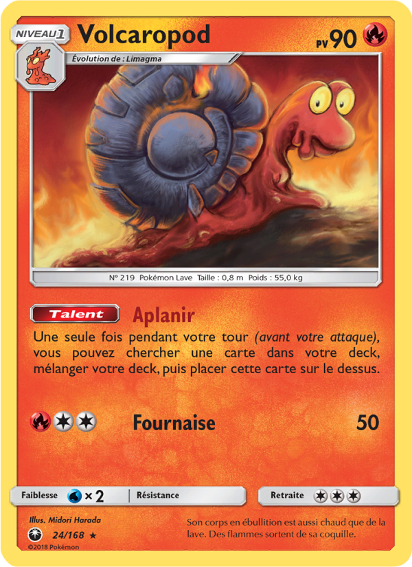 Volcaropod 24 — Tempête Céleste (French Pokémon TCG card)