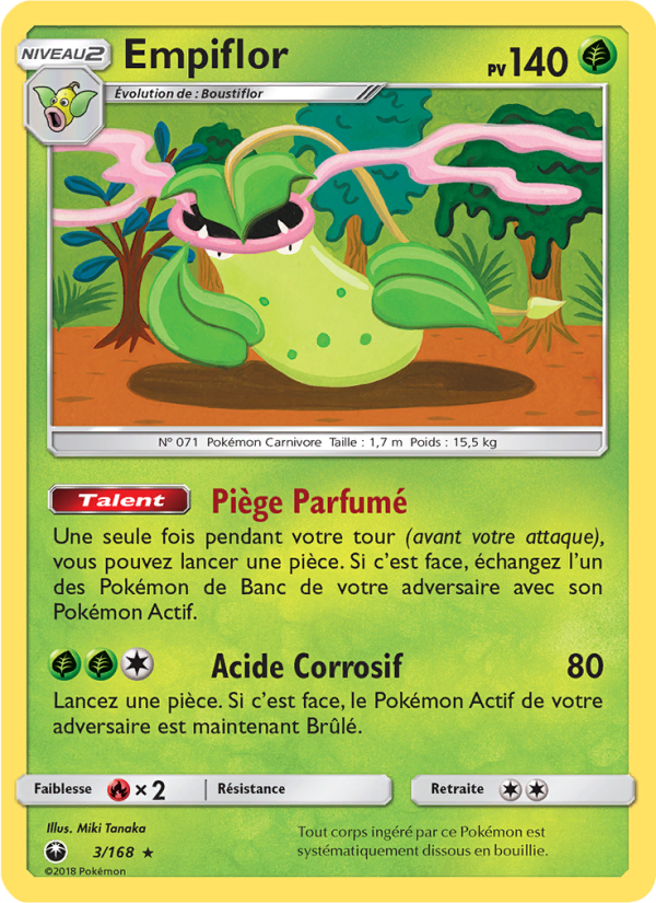 Empiflor 3 — Tempête Céleste (French Pokémon TCG card)