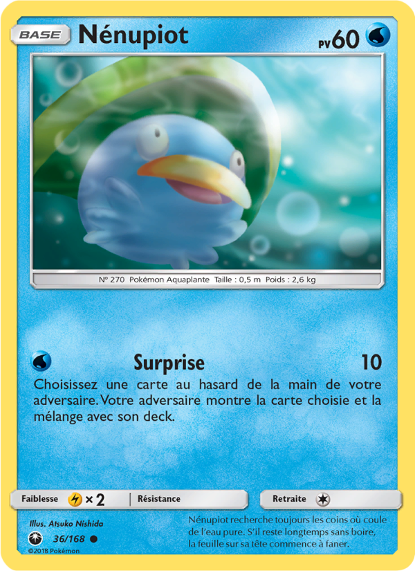 Nénupiot 36 — Tempête Céleste (French Pokémon TCG card)