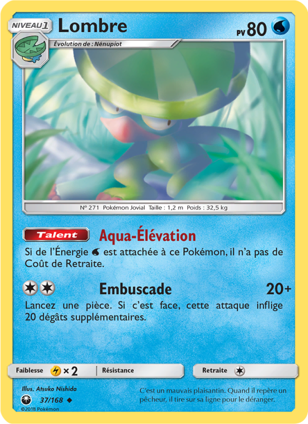 Lombre 37 — Tempête Céleste (French Pokémon TCG card)