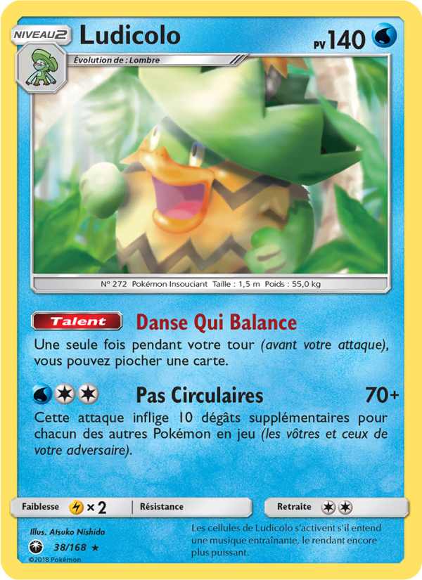 Ludicolo 38 — Tempête Céleste (French Pokémon TCG card)
