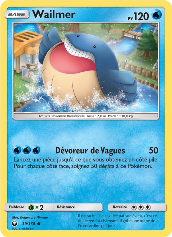 Wailmer 39 — Tempête Céleste (French Pokémon TCG card)