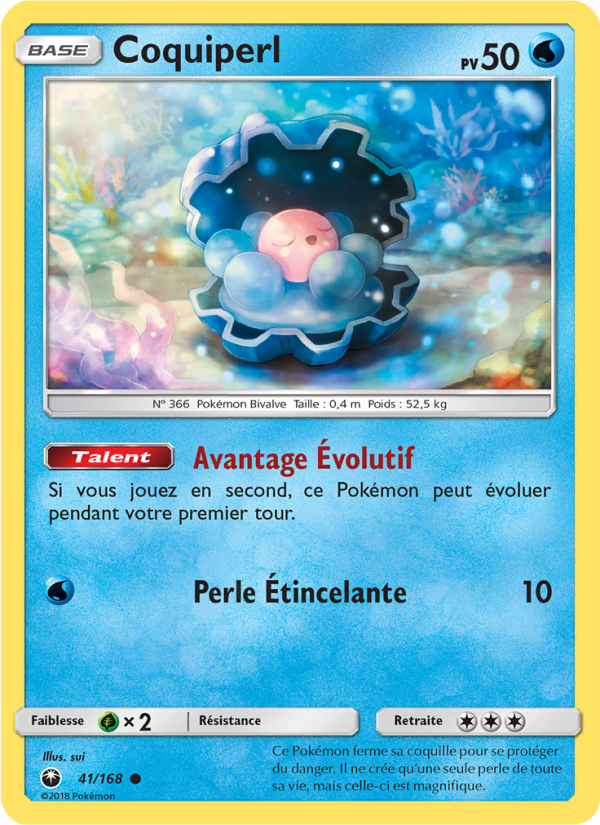 Coquiperl 41 — Tempête Céleste (French Pokémon TCG card)