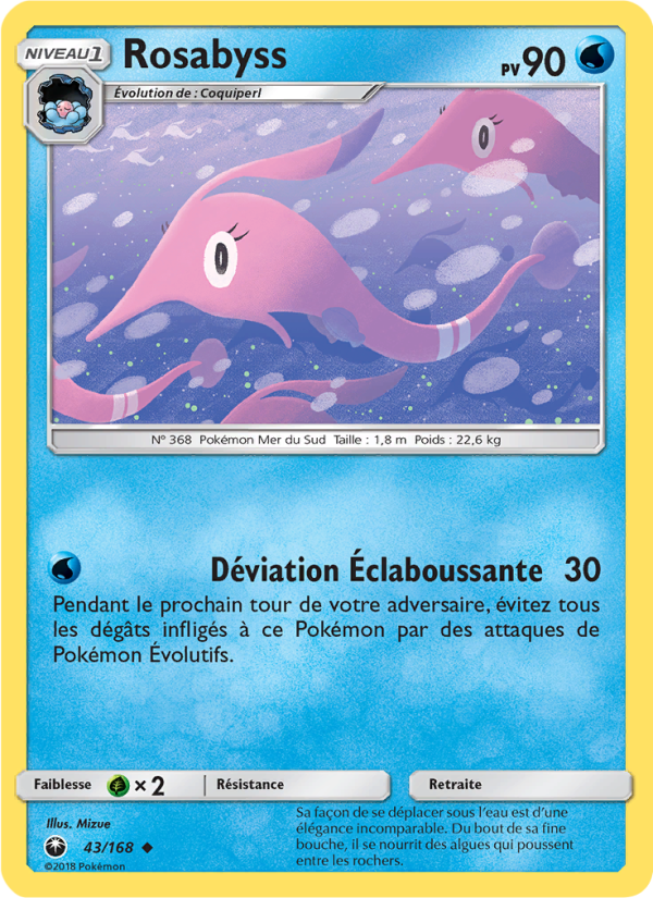 Rosabyss 43 — Tempête Céleste (French Pokémon TCG card)