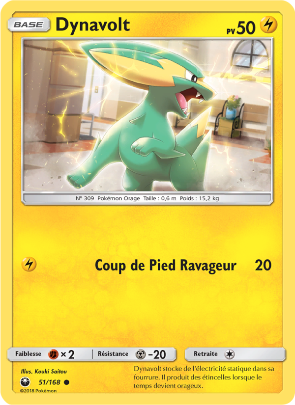 Dynavolt 51 — Tempête Céleste (French Pokémon TCG card)