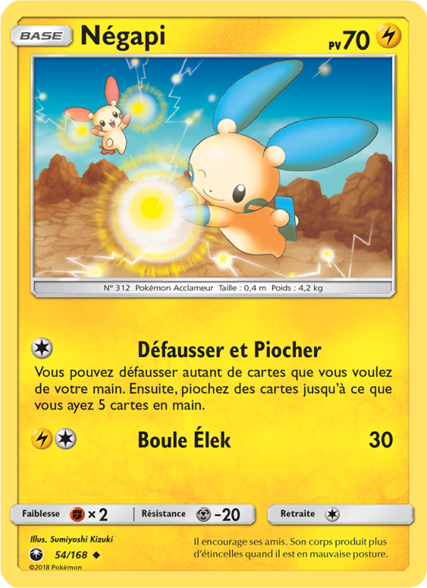Négapi 54 — Tempête Céleste (French Pokémon TCG card)