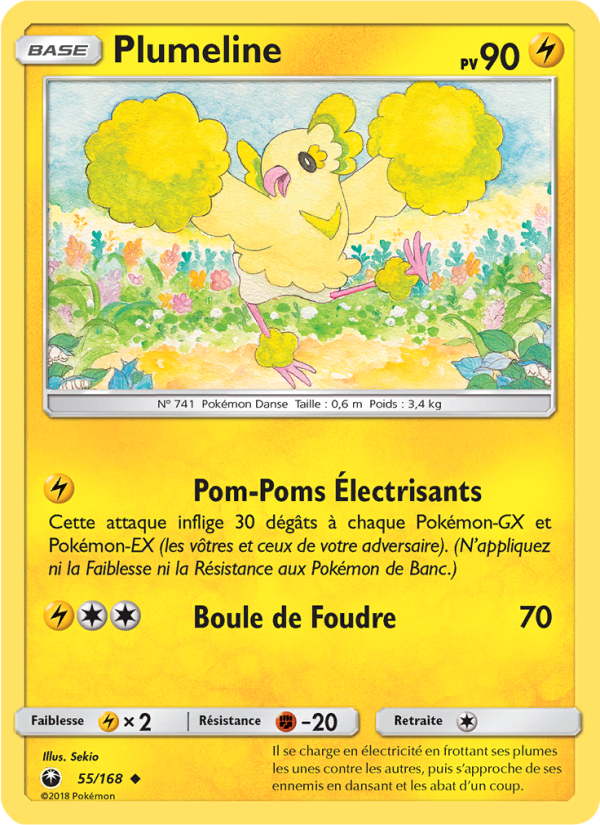 Plumeline 55 — Tempête Céleste (French Pokémon TCG card)