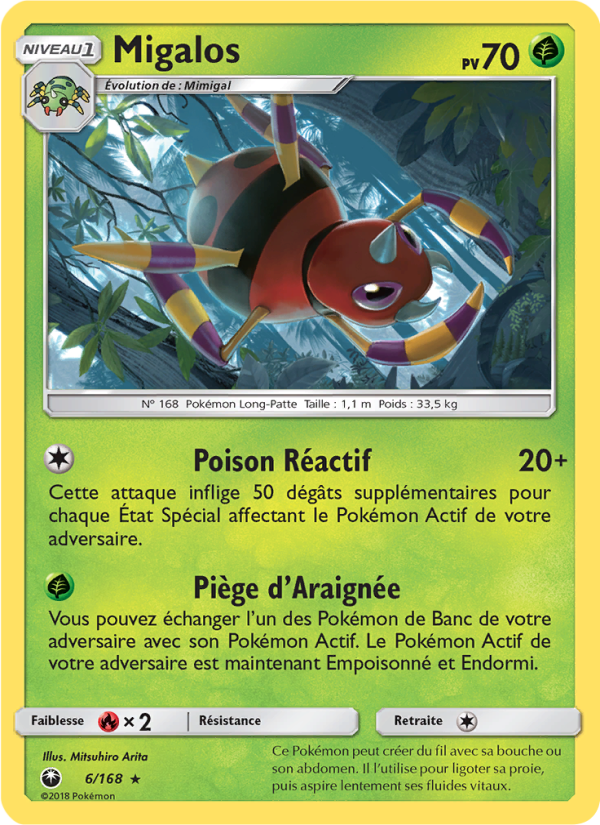 Migalos 6 — Tempête Céleste (French Pokémon TCG card)