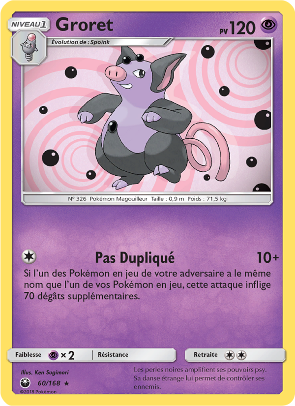 Groret 60 — Tempête Céleste (French Pokémon TCG card)