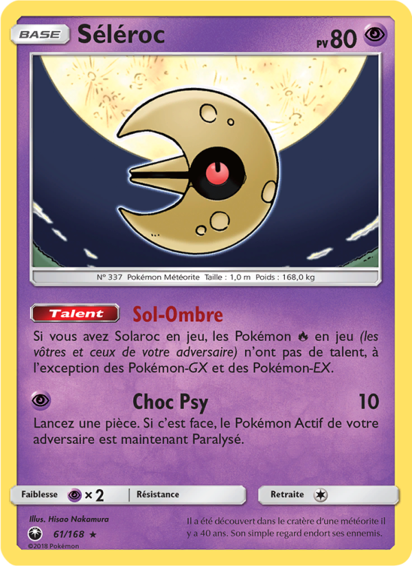 Séléroc 61 — Tempête Céleste (French Pokémon TCG card)