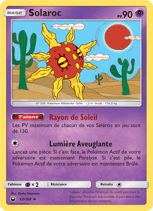 Solaroc 62 — Tempête Céleste (French Pokémon TCG card)