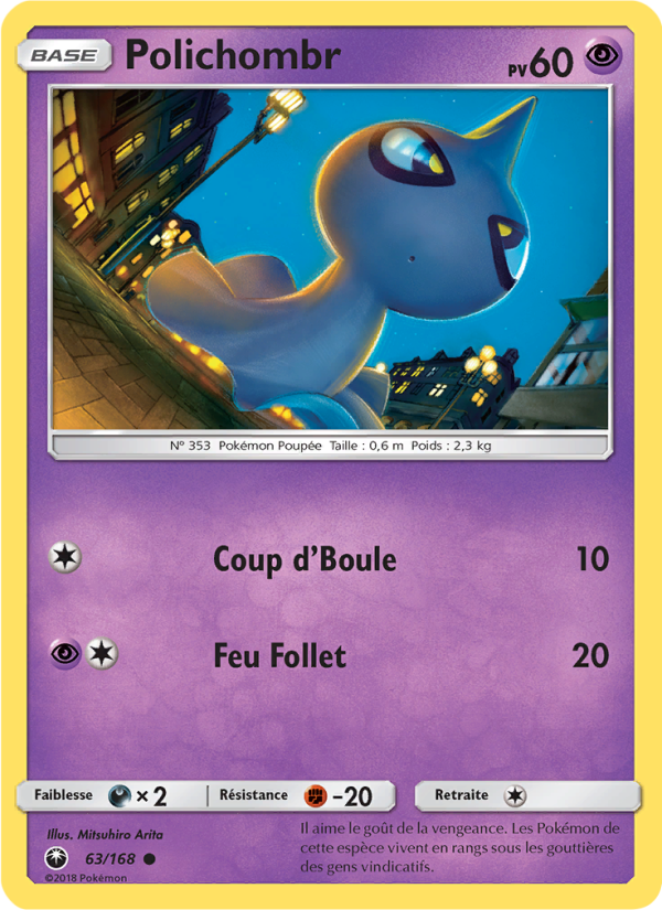 Polichombr 63 — Tempête Céleste (French Pokémon TCG card)