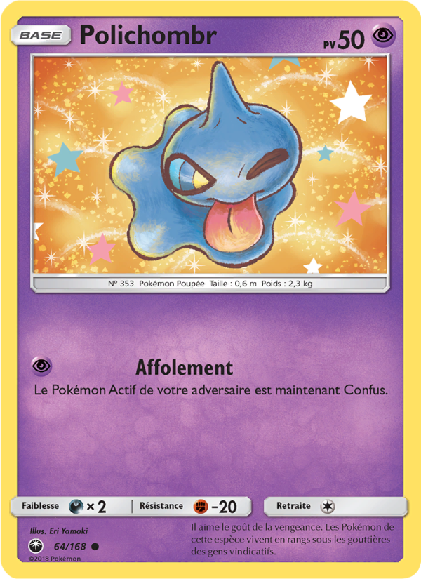 Polichombr 64 — Tempête Céleste (French Pokémon TCG card)
