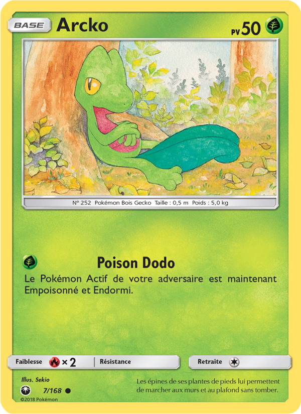Arcko 7 — Tempête Céleste (French Pokémon TCG card)