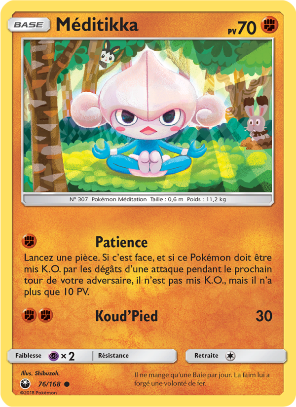 Méditikka 76 — Tempête Céleste (French Pokémon TCG card)