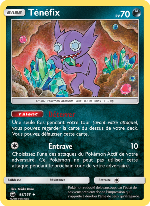 Ténéfix 88 — Tempête Céleste (French Pokémon TCG card)