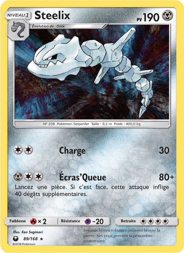 Steelix 89 — Tempête Céleste (French Pokémon TCG card)