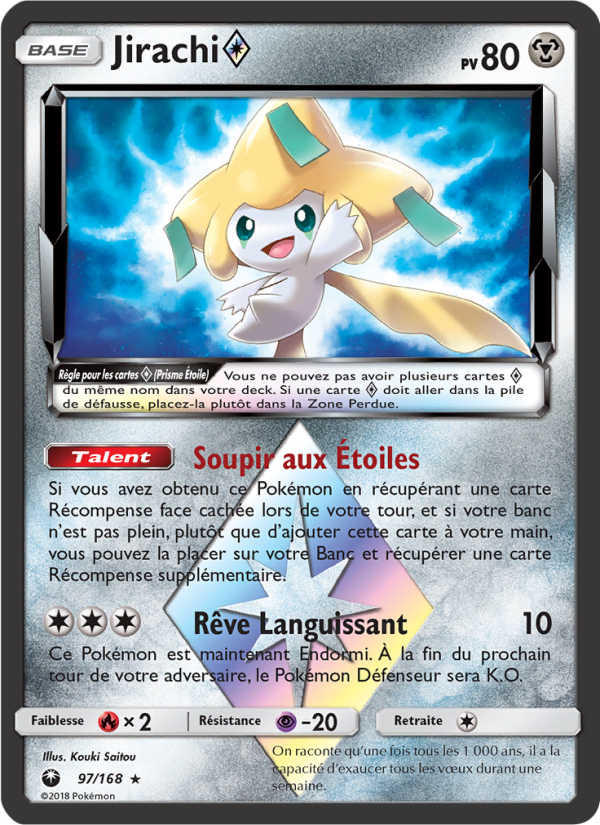 Jirachi ◇ 97 — Tempête Céleste (French Pokémon TCG card)