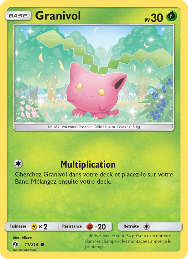 Granivol 11 — Tonnerre Perdu (French Pokémon TCG card)