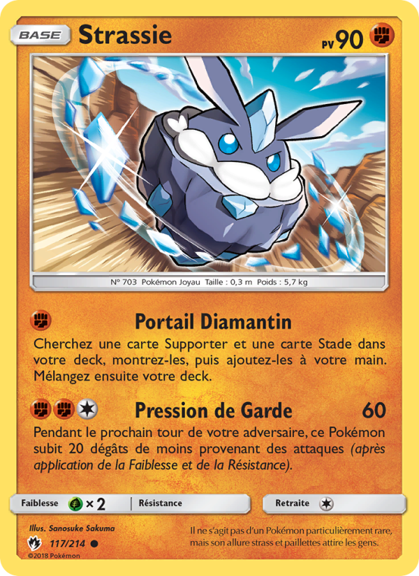 Strassie 117 — Tonnerre Perdu (French Pokémon TCG card)