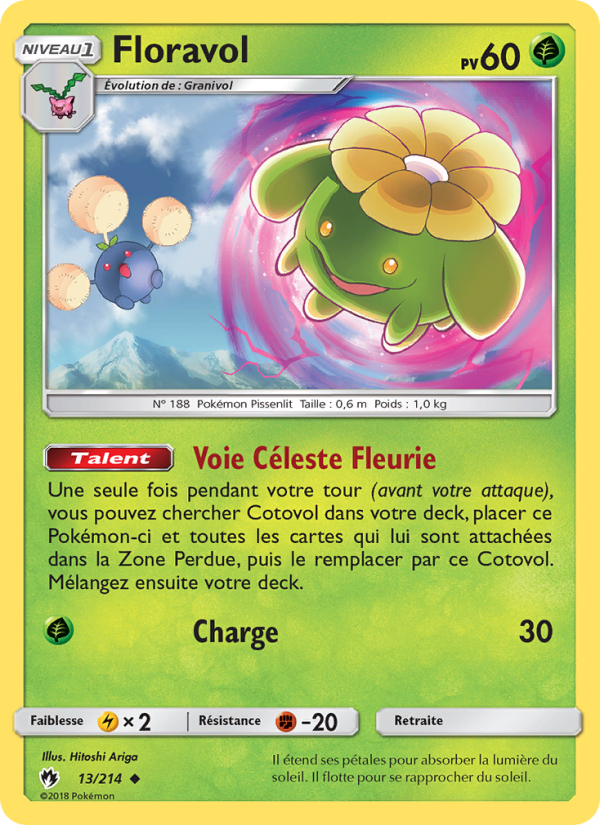 Floravol 13 — Tonnerre Perdu (French Pokémon TCG card)