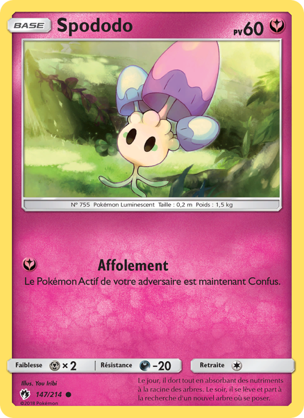 Spododo 147 — Tonnerre Perdu (French Pokémon TCG card)