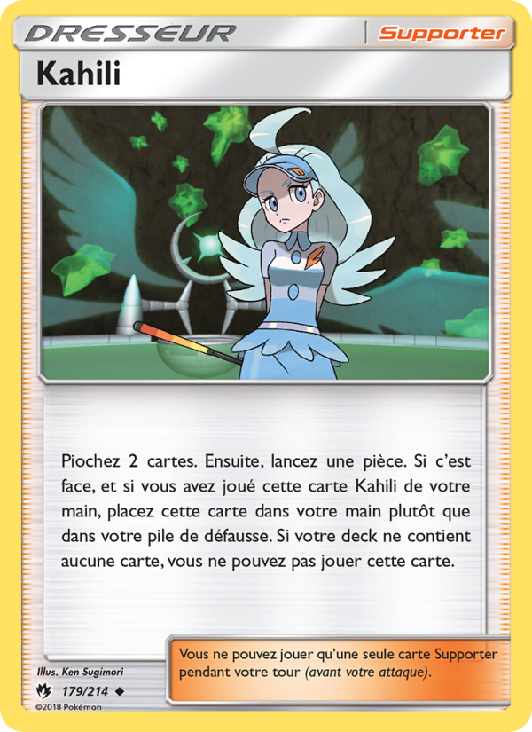 Kahili 179 — Tonnerre Perdu (French Pokémon TCG card)