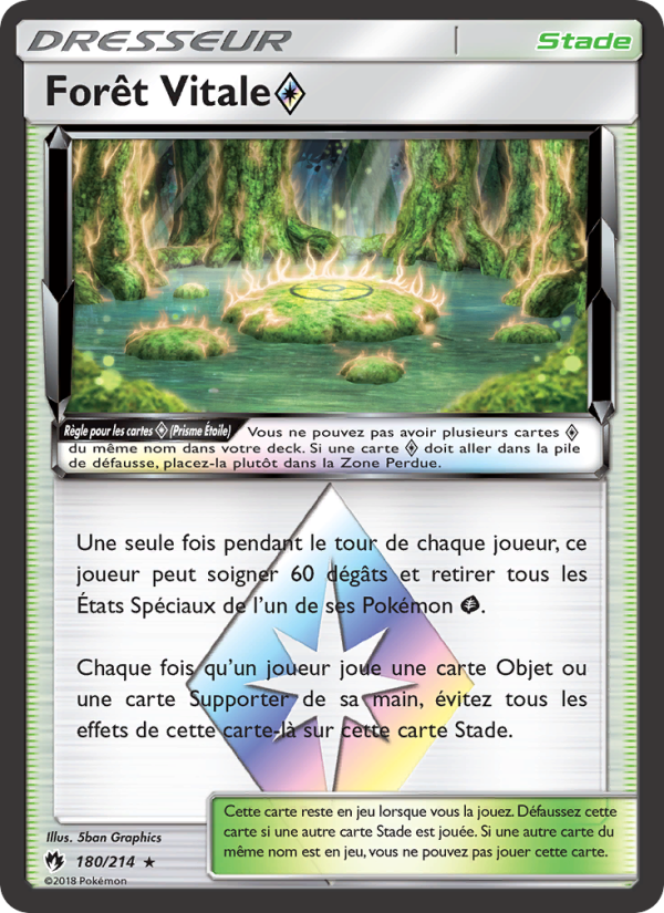 Forêt Vitale ◇ 180 — Tonnerre Perdu (French Pokémon TCG card)
