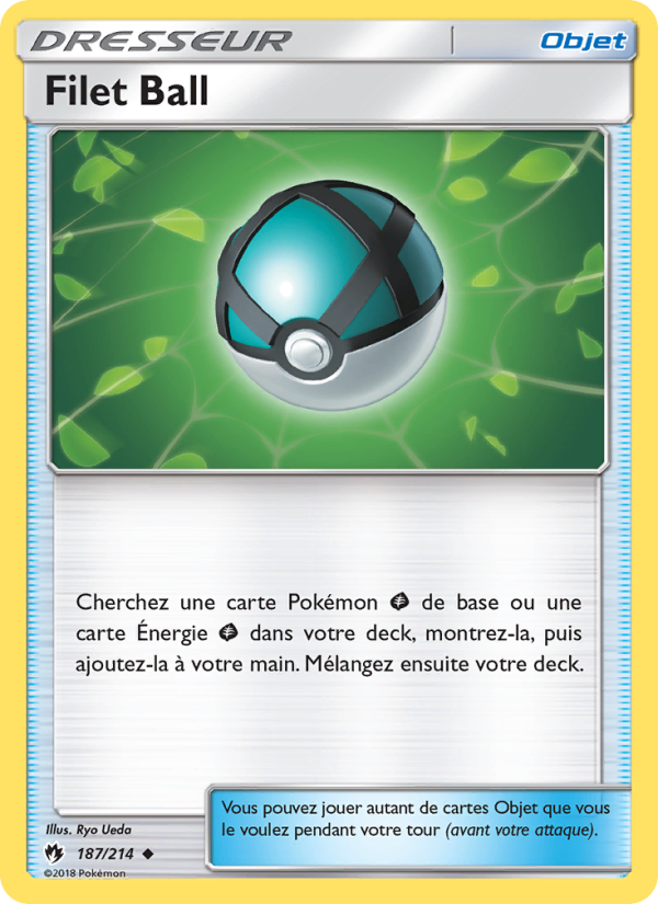 Filet Ball 187 — Tonnerre Perdu (French Pokémon TCG card)