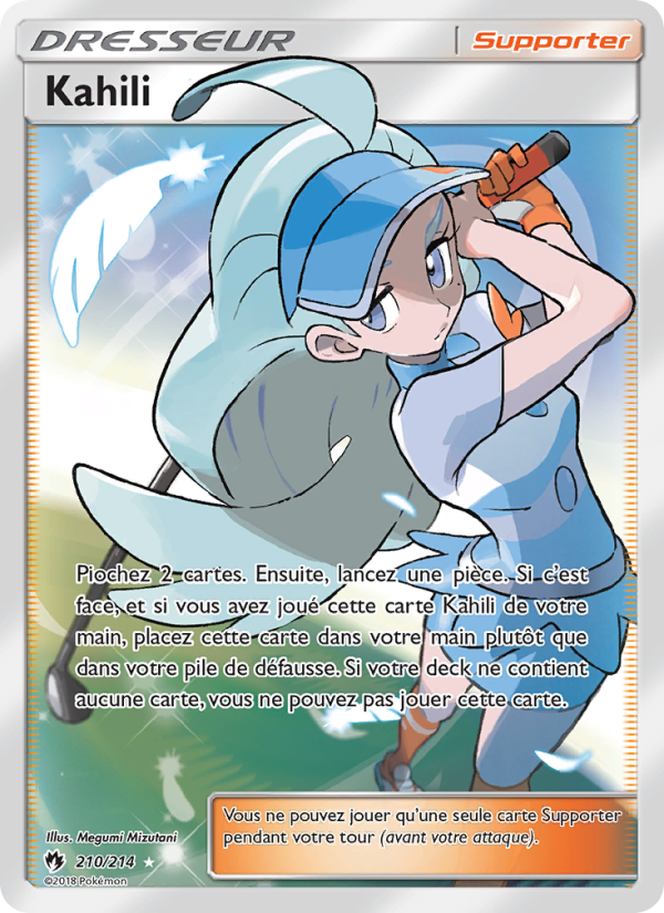 Kahili 210 — Tonnerre Perdu (French Pokémon TCG card)