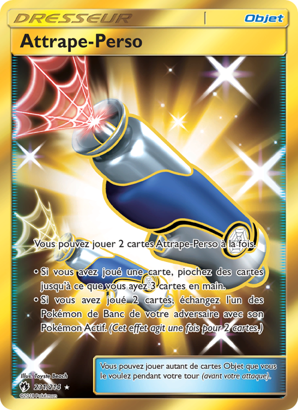 Attrape-Perso 231 — Tonnerre Perdu (French Pokémon TCG card)