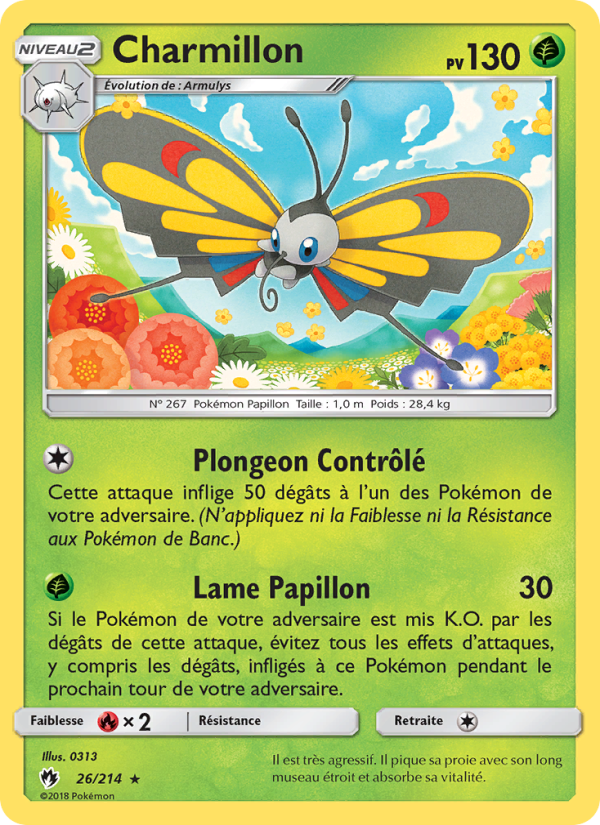 Charmillon 26 — Tonnerre Perdu (French Pokémon TCG card)