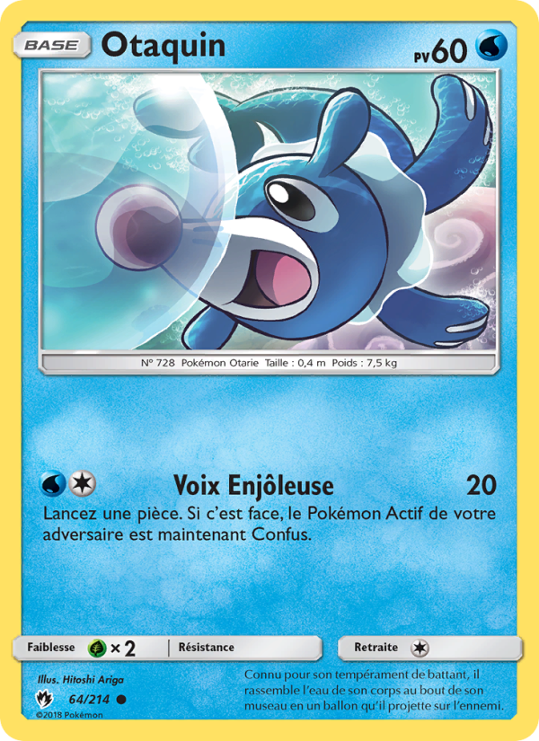 Otaquin 64 — Tonnerre Perdu (French Pokémon TCG card)