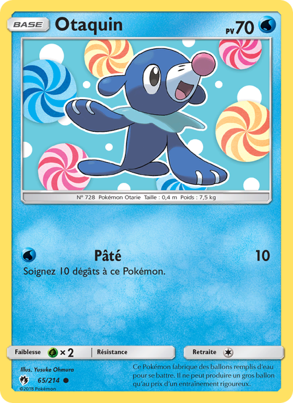 Otaquin 65 — Tonnerre Perdu (French Pokémon TCG card)