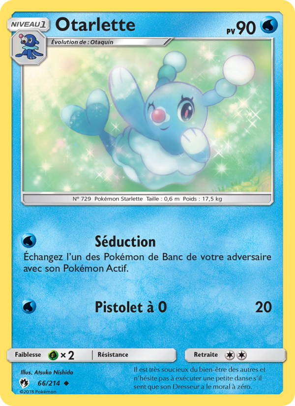 Otarlette 66 — Tonnerre Perdu (French Pokémon TCG card)